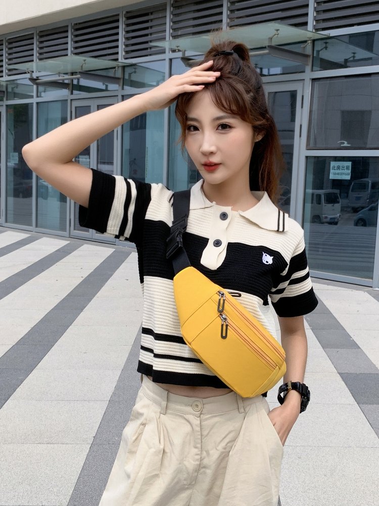high-end water-proof waist pack custom-made logo-printing for outdoor sports, chest bag business anniversary gift pack