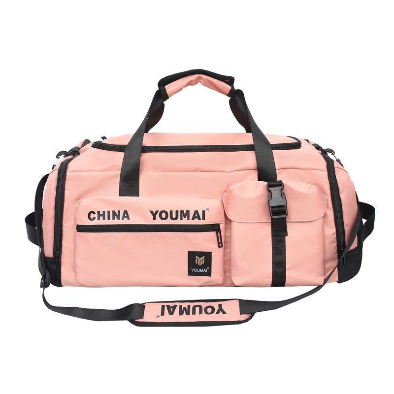 Short-distance two-shoulder large-capacity female gymnasium packs for dry and wet separation sports packs light handbags
