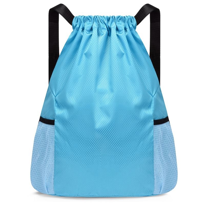 A new waterproof double-shoulder bag for men and women, with a simple travel pack with a large-capacity pumper