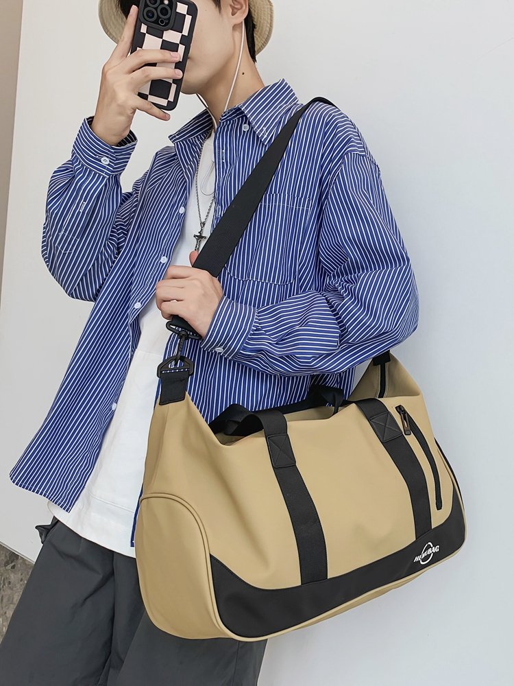 Tied and wet, separate handbags for men and women with a high-capacity yoga gym class recreational kit