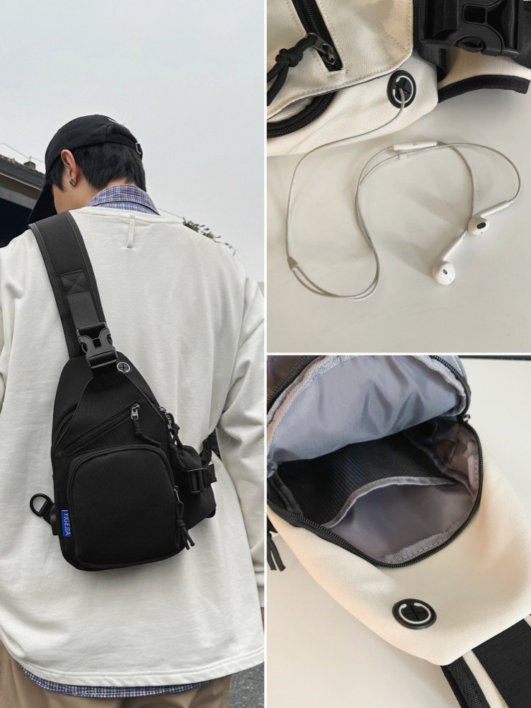 Recreational sports men's new one-shoulder, multi-purpose slashy bag for women travelling outside on commuting chest packs
