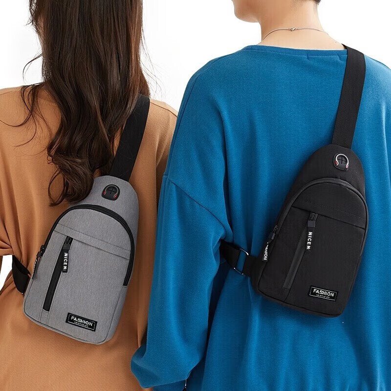 Two Star Rungers Men's Leisure Tied Cell Phone Packs One-shoulder Packs For Water Protection