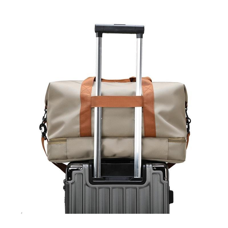 Travel bag handbags travelling on short-distance, men and women, large-volume canvas bag bags, short-distance exercise exercise