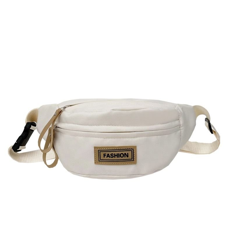 a man with a chest bag, a man with a high-capacity day, is a woman with a one-shoulder back pack