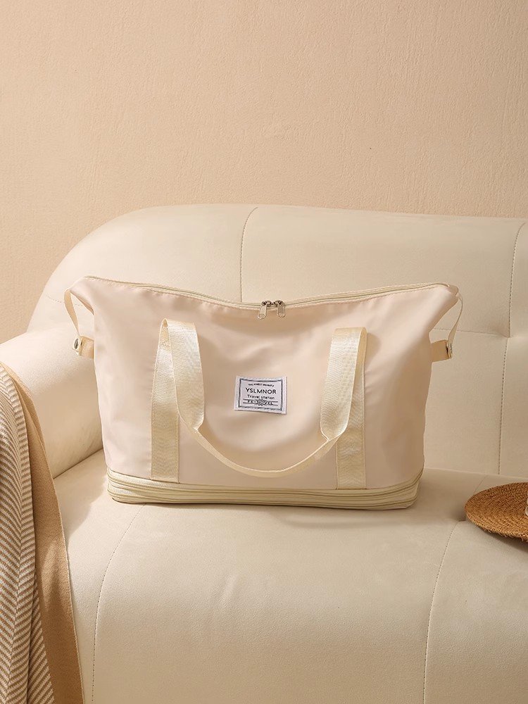 Travel bag, large-capacity female gym bag, light hand bag, male sports bag, travel bag