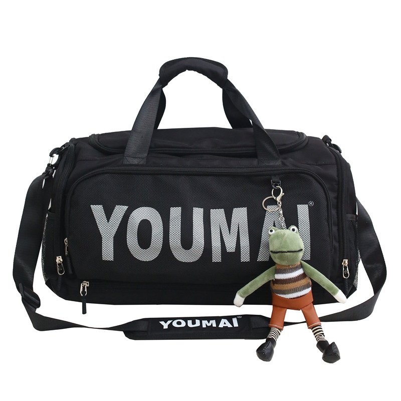 Travel bag, large-capacity gym bag, sports bag, girls' training kit, multi-purpose handbag bag bag