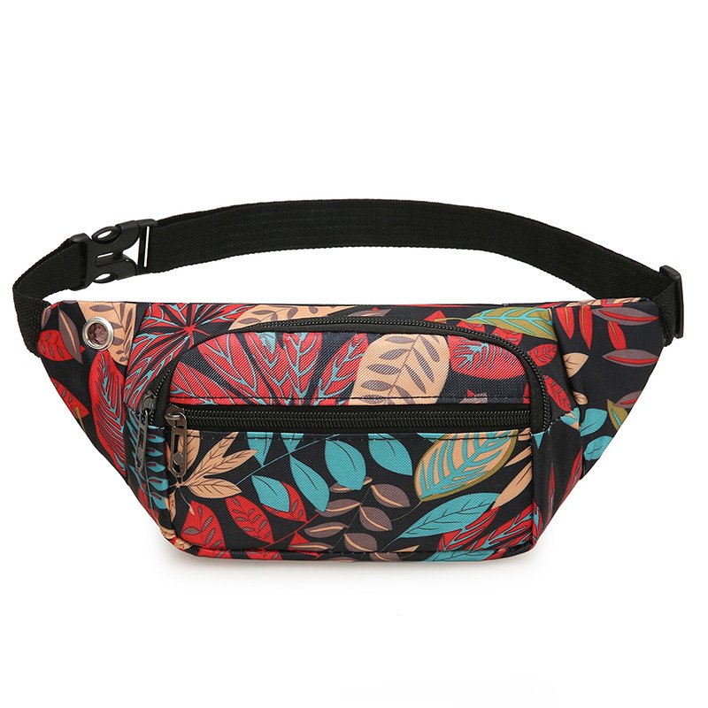 Multi-purpose male and female hip-and-grain men's purses, multiple layers of chest-pack outdoor sports and sports