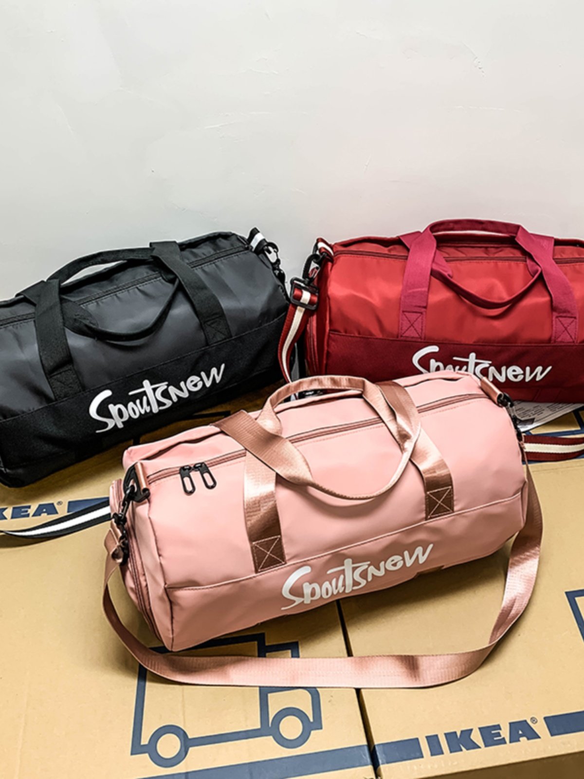 Japan imported a dry and wet MUJ swim kit and a little gym kit for the girls