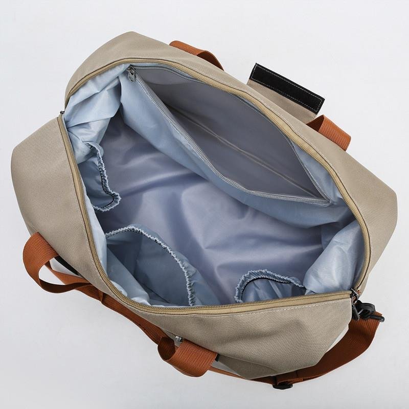 Travel bag handbags travelling on short-distance, men and women, large-volume canvas bag bags, short-distance exercise exercise