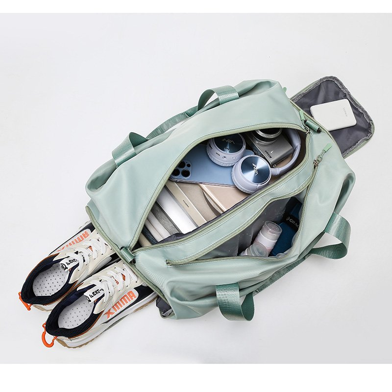 Yoga sports bag for female gymnasium bag, dry and wet separation pack for large hand-held trip pack
