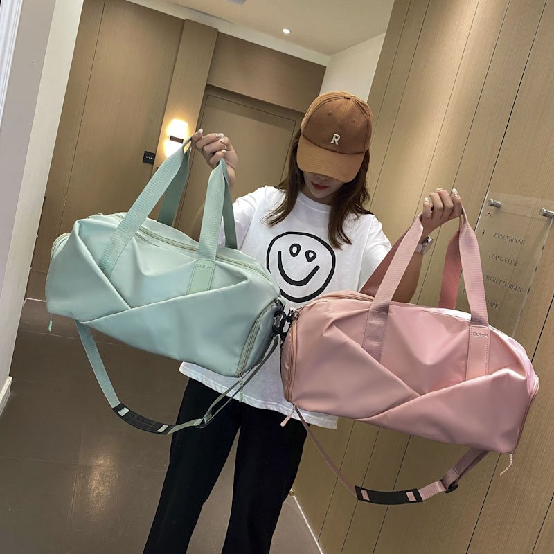 Yoga sports bag for female gymnasium bag, dry and wet separation pack for large hand-held trip pack