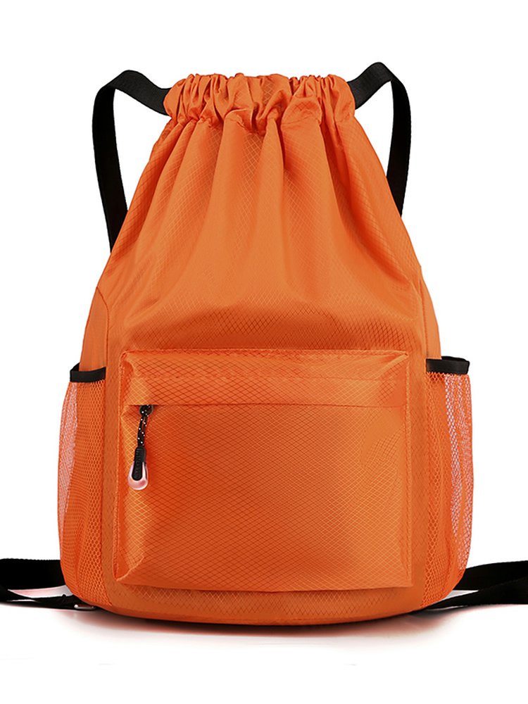 Customized damp and wet sacks and swim-in-back packs, two-shouldered sports-training basketball packs