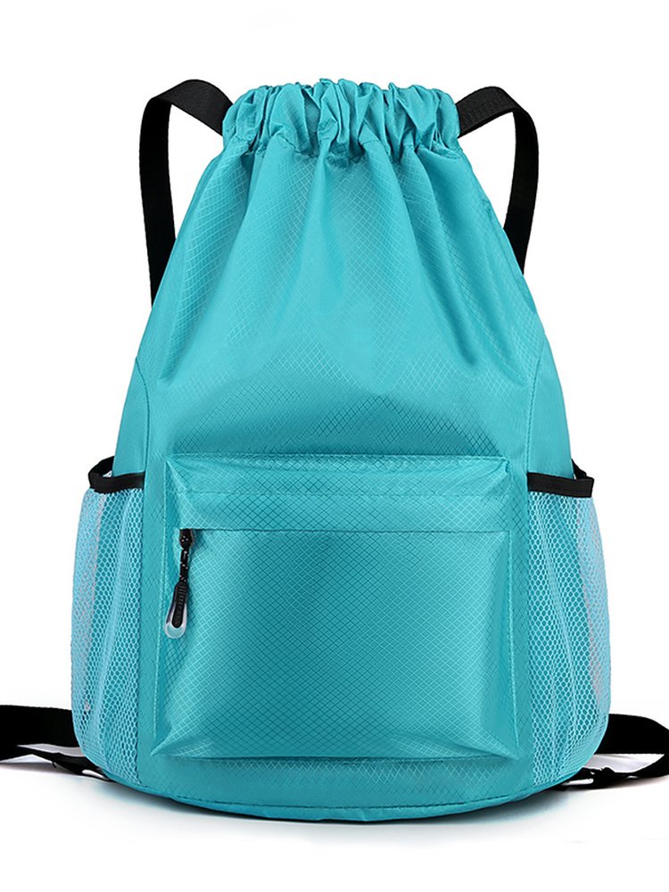 Customized damp and wet sacks and swim-in-back packs, two-shouldered sports-training basketball packs