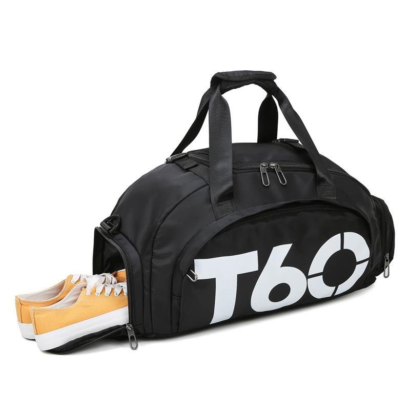 An outdoor exercise bag, water-dry-wet-separated, multi-functional large-capacity handbag bag