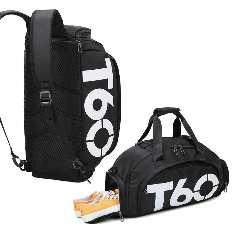 An outdoor exercise bag, water-dry-wet-separated, multi-functional large-capacity handbag bag