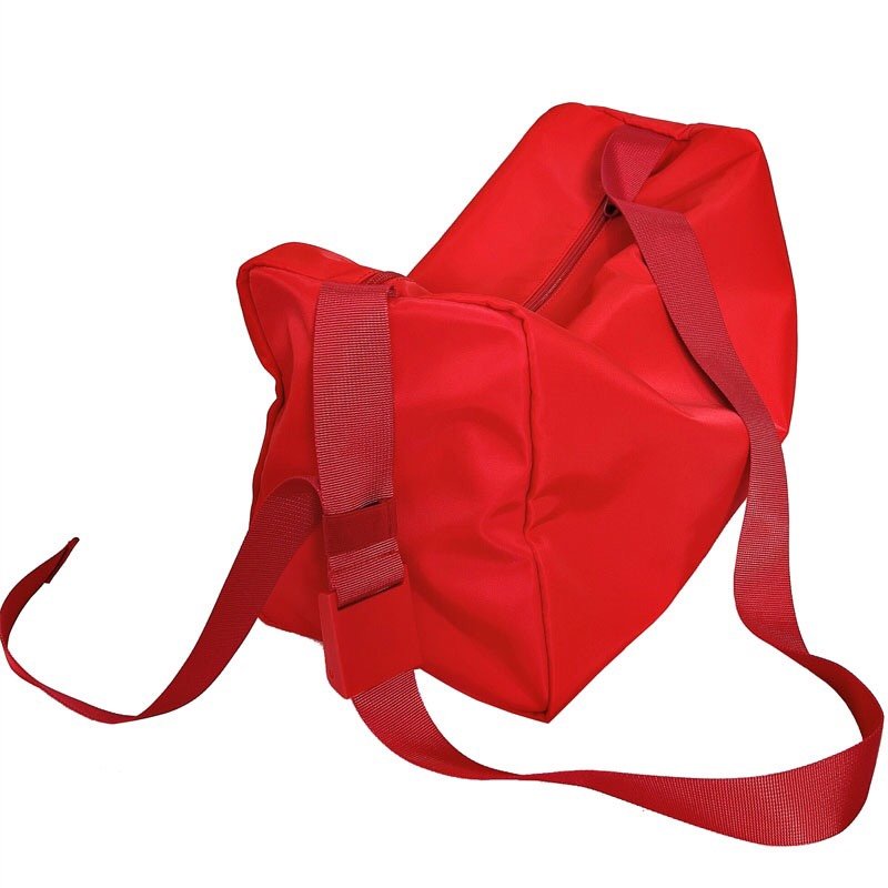JIUMU ORIGINALLY CREATED A NEW RED SLASHY BAG FOR MEN WITH A CAPACITY OF 100 PACKS FOR WOMEN ' S LEISURE SPORTS AND ONE SHOULDER BAG