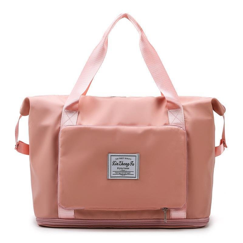 New large-capacity short-distance bag, dry and wet-separation gym kit, handbags fold