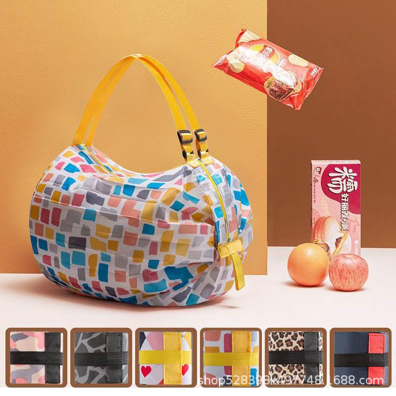Foldable double-shoulder bag and environmental bag, large-volume folded single-shoulder sports pack