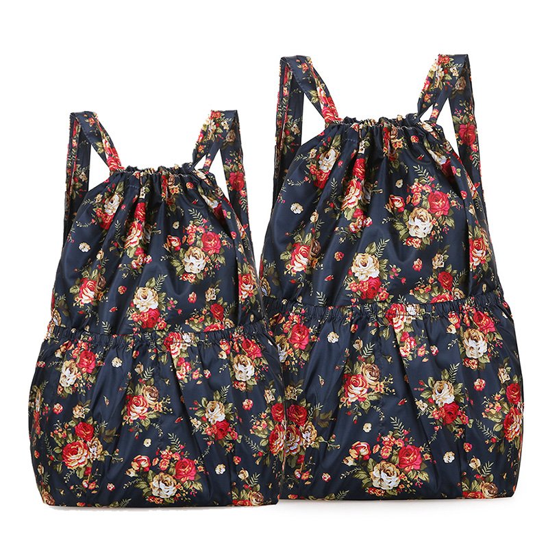 "By the nylon pocket, double shoulder bag, outdoor sports bag, full-caps backpack, light travel bag."
