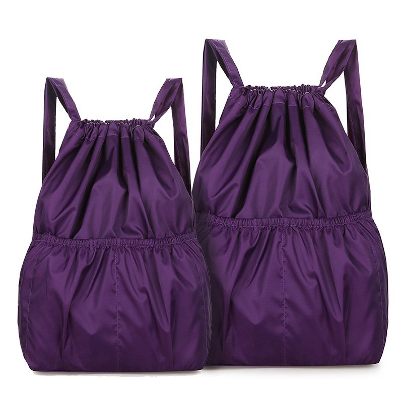 "By the nylon pocket, double shoulder bag, outdoor sports bag, full-caps backpack, light travel bag."
