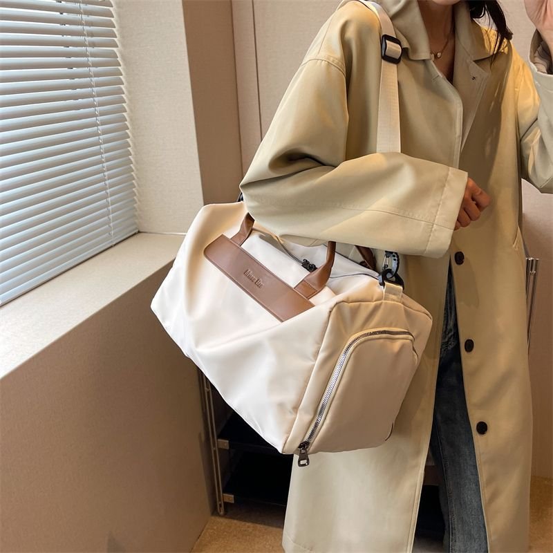 Travel bag, large-capacity gym bag, dry and wet separation sports bag, light handbag short tour bag