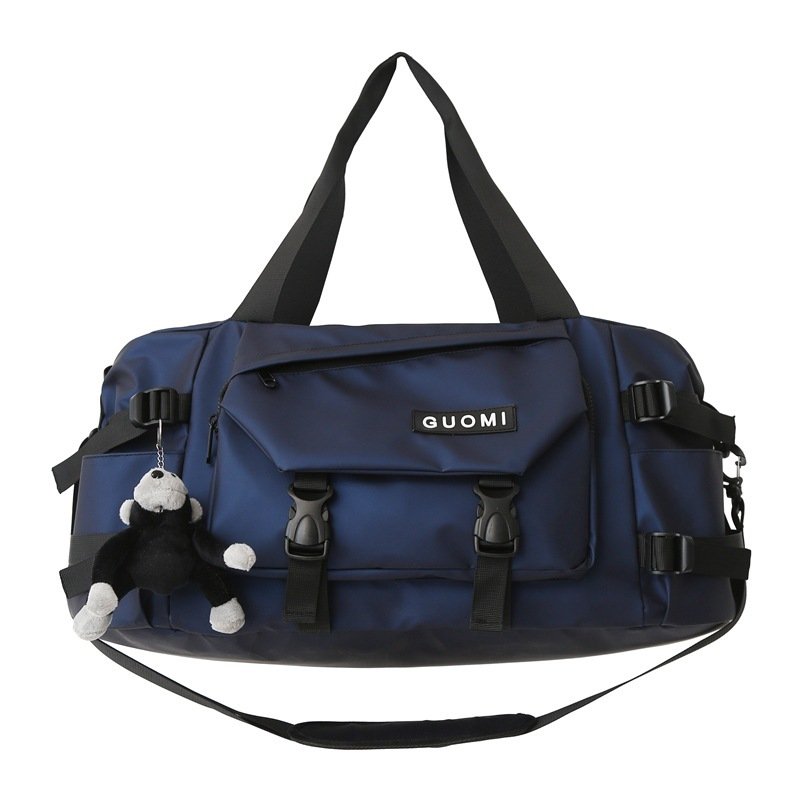 Short-distance bag for a man with an overcapacity handbag for a trip to train a gymnasium girl for a light trip bag