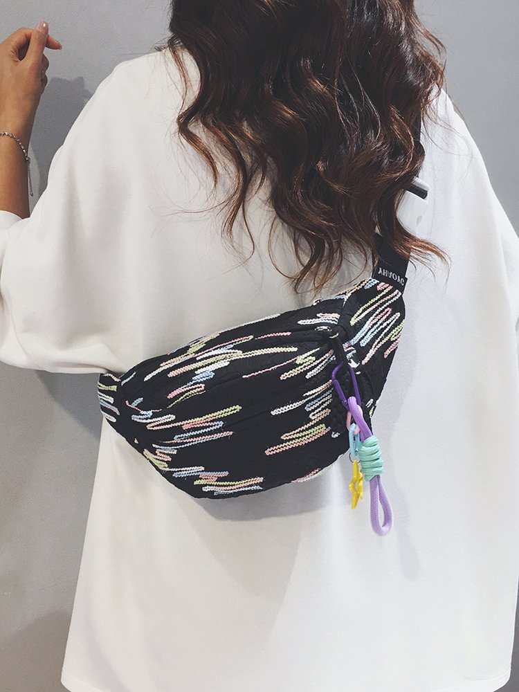 Fashion chest bag female, 2024 new twirl, 100 twirl twirl twirl, twirl twirl twirl