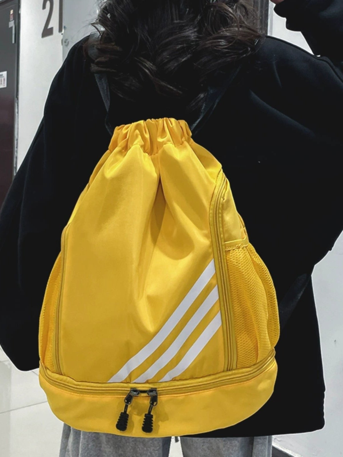 Basketball bag, double-string, 2024 new women's backpacks, easy-to-go