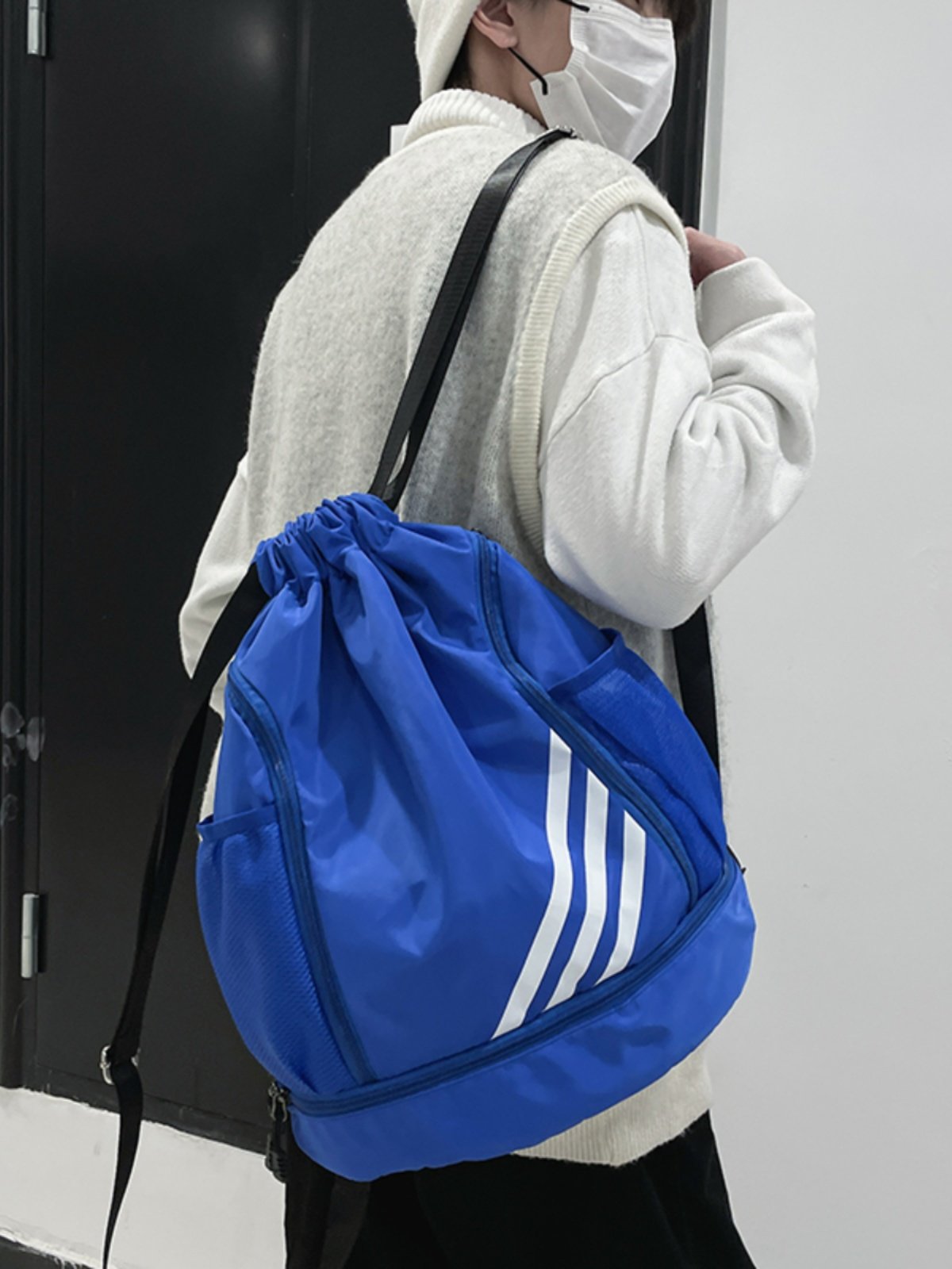 Basketball bag, double-string, 2024 new women's backpacks, easy-to-go