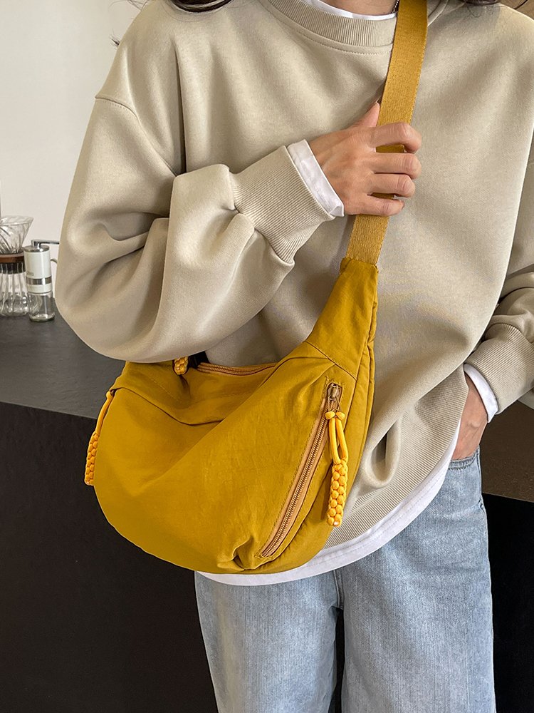 Slashy dumpling bag, new 2024, free-ass one-shoulder backpack, full-capacity portable