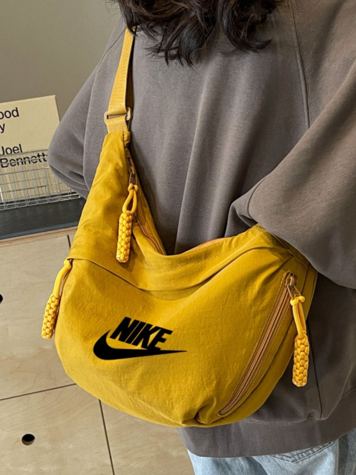 Nike Nikenik sports chest kit, multi-purpose gym bag, large-capacity travel bag for men, one-shoulder-trip-crosser