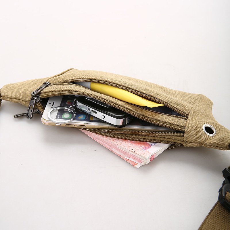 New cash bag for men and women with large, multi-purpose, large-capacity work-painted plasters and exercise to grind the cash collection mobile wallet