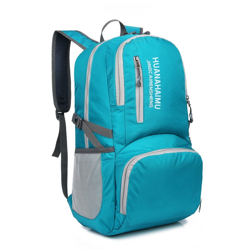 Outdoors can fold backpacks with a large capacity of double-shoulder-carrying, waterproof and durable