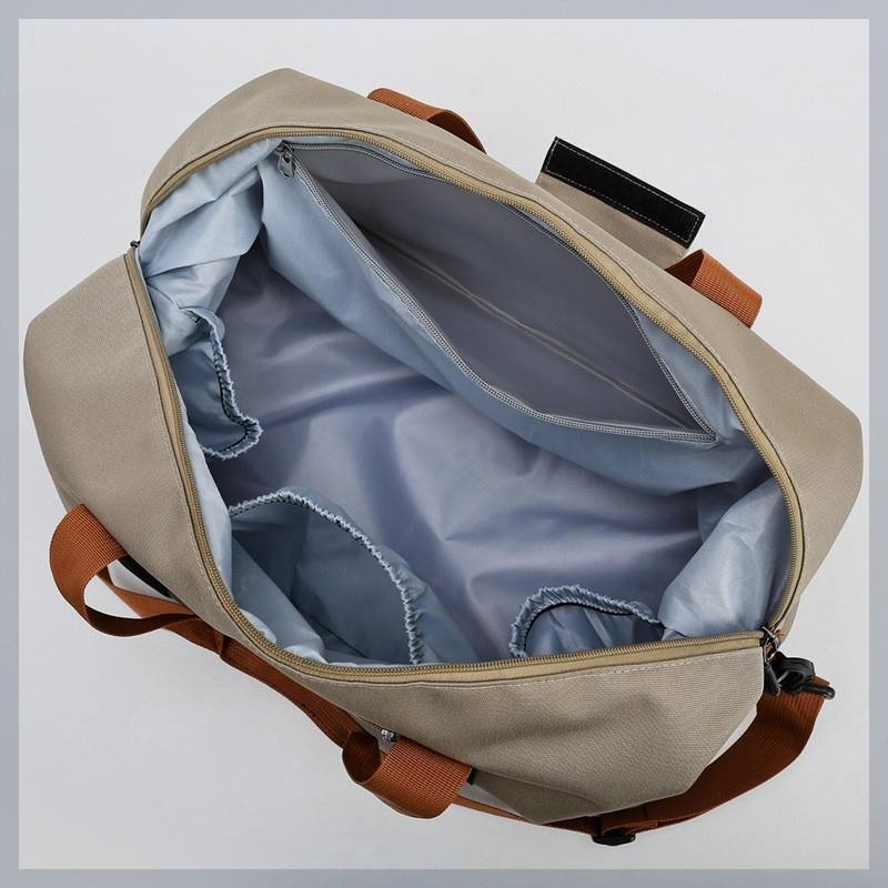 Travel bag handbags travelling on short-distance, men and women, large-volume canvas bag bags, short-distance exercise exercise