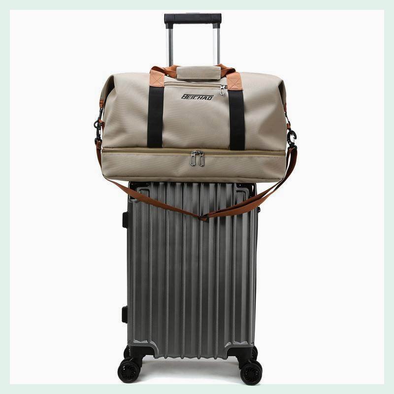 Travel bag handbags travelling on short-distance, men and women, large-volume canvas bag bags, short-distance exercise exercise