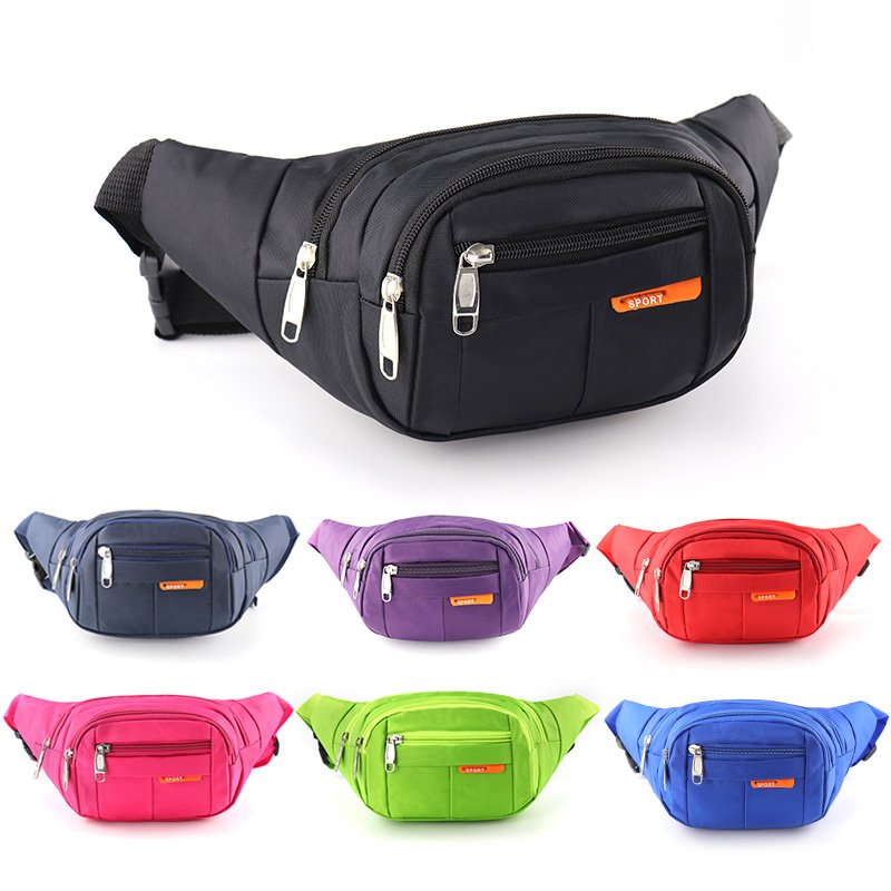 New large-capacity water-proof waistbags for men and women in outdoor sports, multi-purpose cash collection packs of slashy mobile phones and belts
