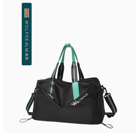Wolf field gym packs for men and women, dry and wet, separate handbags, short-distance travel bag