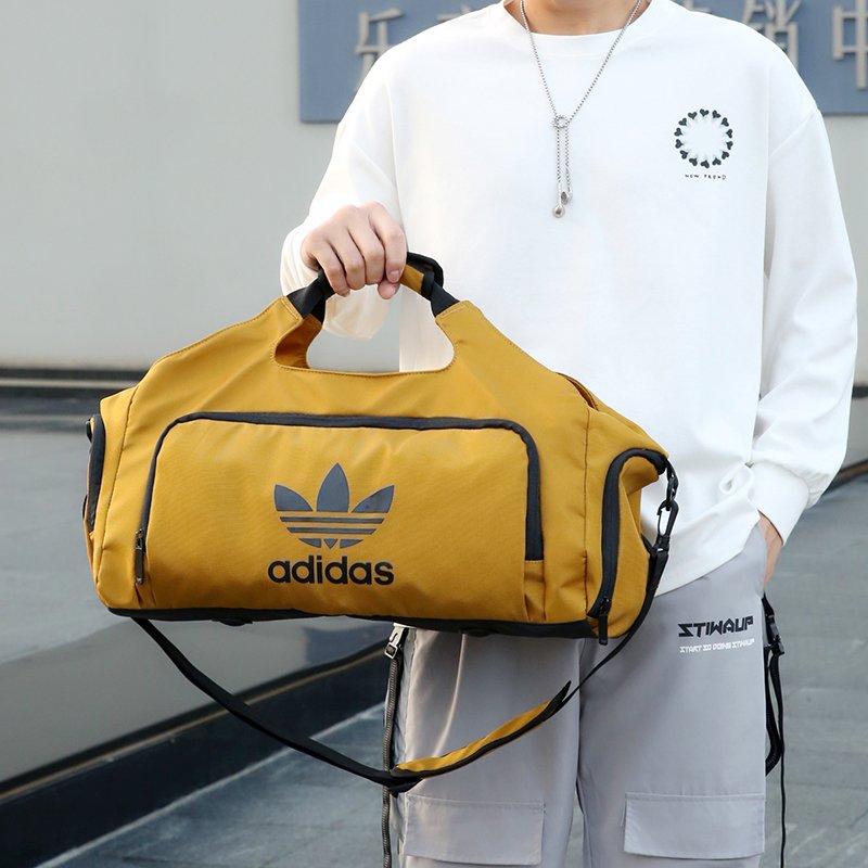Adidas Adidas dry and wet trifle, dry and wet handbags training gymnasium packs for men and women, single-shoulder rest packs