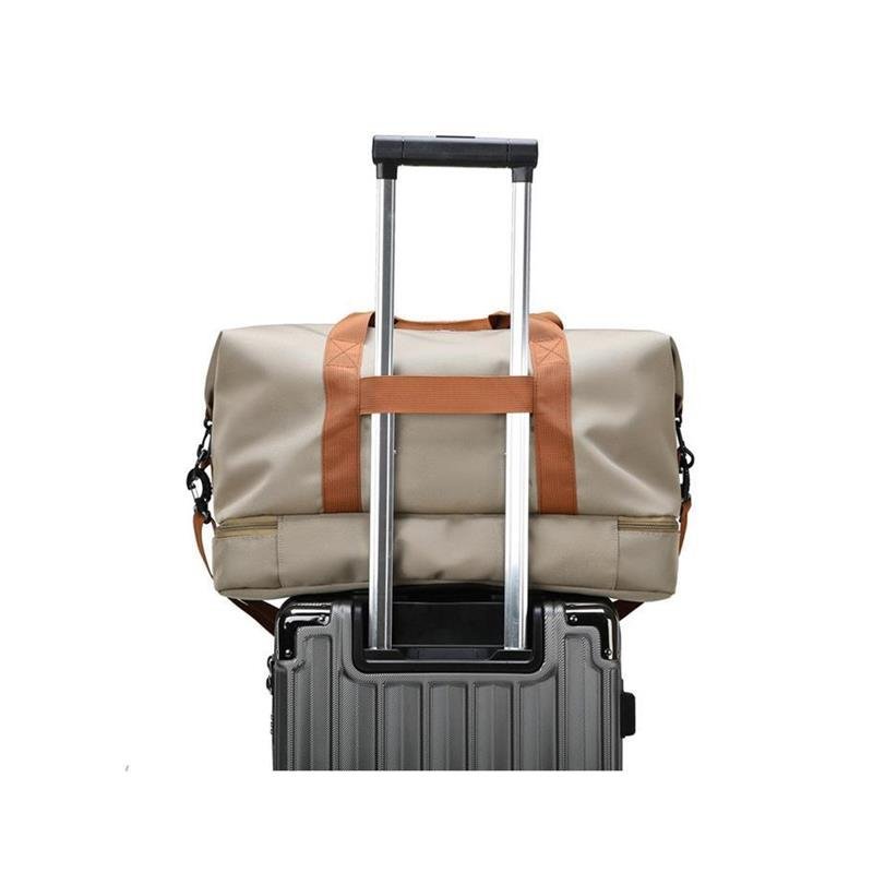 Travel bag handbags travelling on short-distance, men and women, large-volume canvas bag bags, short-distance exercise exercise