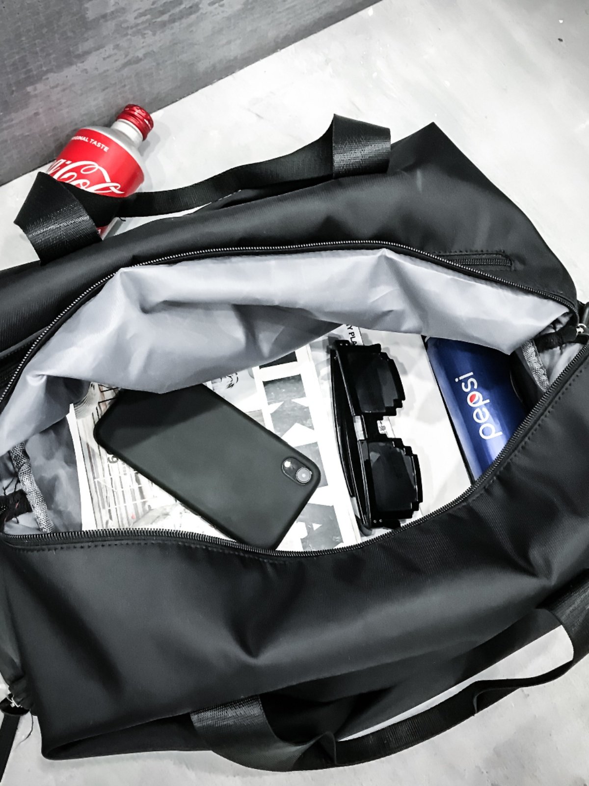 Li Ning's trip bag for waterproof, dry and wet separation gym bag for short-distance travel and for free time