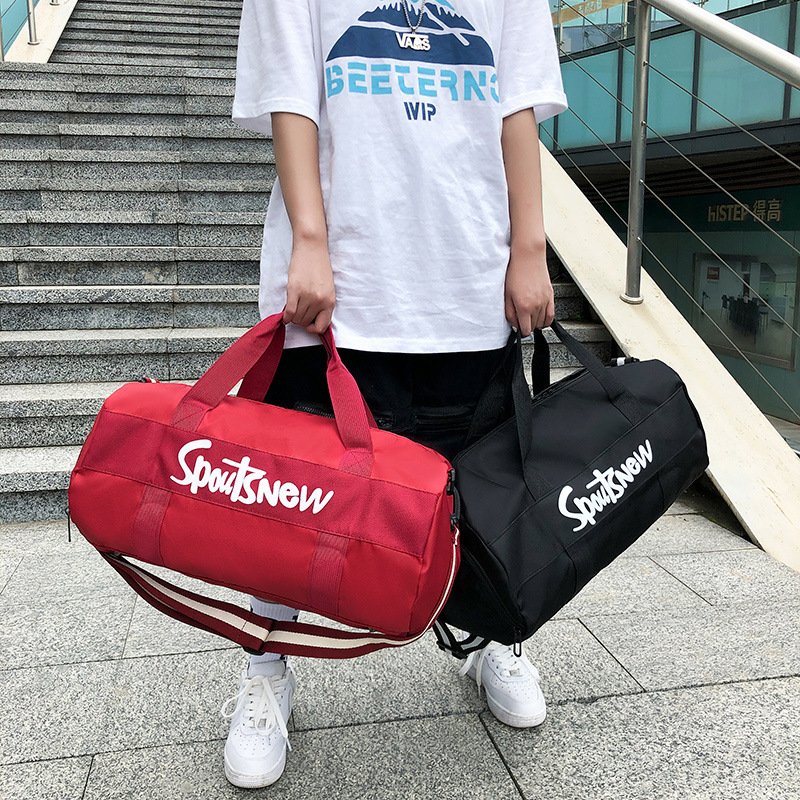 Dry-wet and separate swimming and gyms, basketball bag, shoe-shoe girl Yoga, one-capped sports bag man