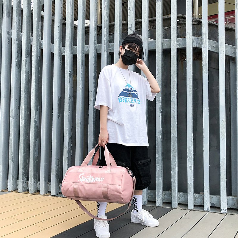 Dry-wet and separate swimming and gyms, basketball bag, shoe-shoe girl Yoga, one-capped sports bag man