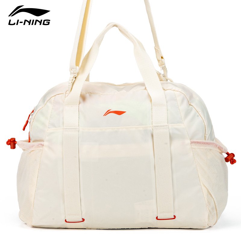 Li Ning's handbag with the girl's slashy handbags for the sports and leisure, and a large-capacity gym bag for the shoulder