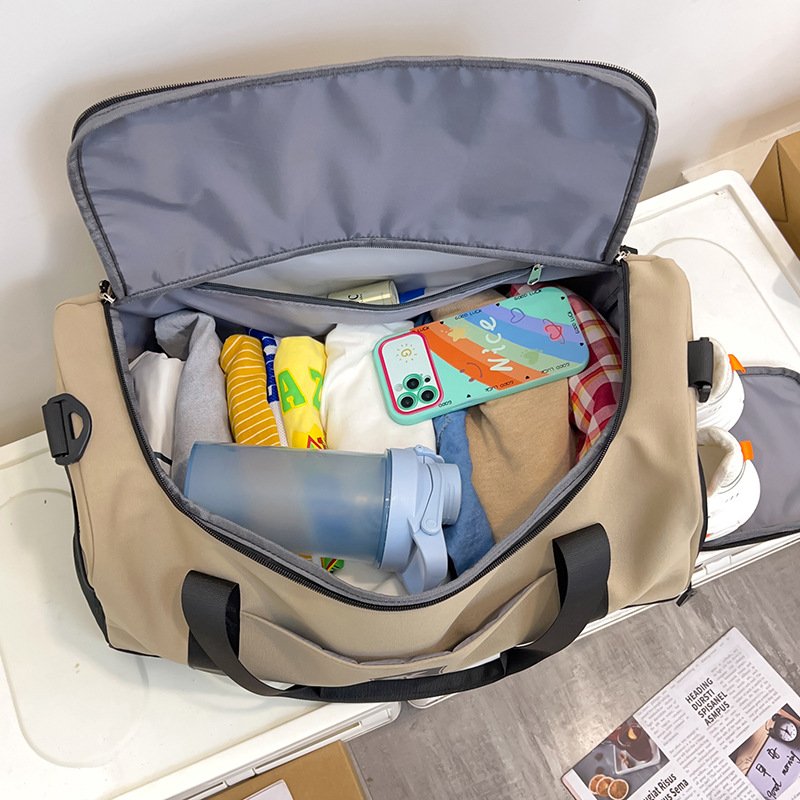 Yoga gymnasium bag, small female training sports bag, soft, dry and wet, separate shoe spot waterproof recreation