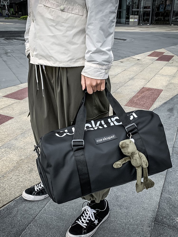 Dry-wet-separated sports gymnasium, short-distance travel packs for men with a large capacity of hand-cargo bags for women