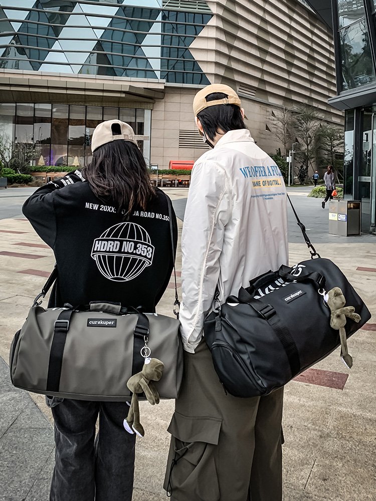 Dry-wet-separated sports gymnasium, short-distance travel packs for men with a large capacity of hand-cargo bags for women