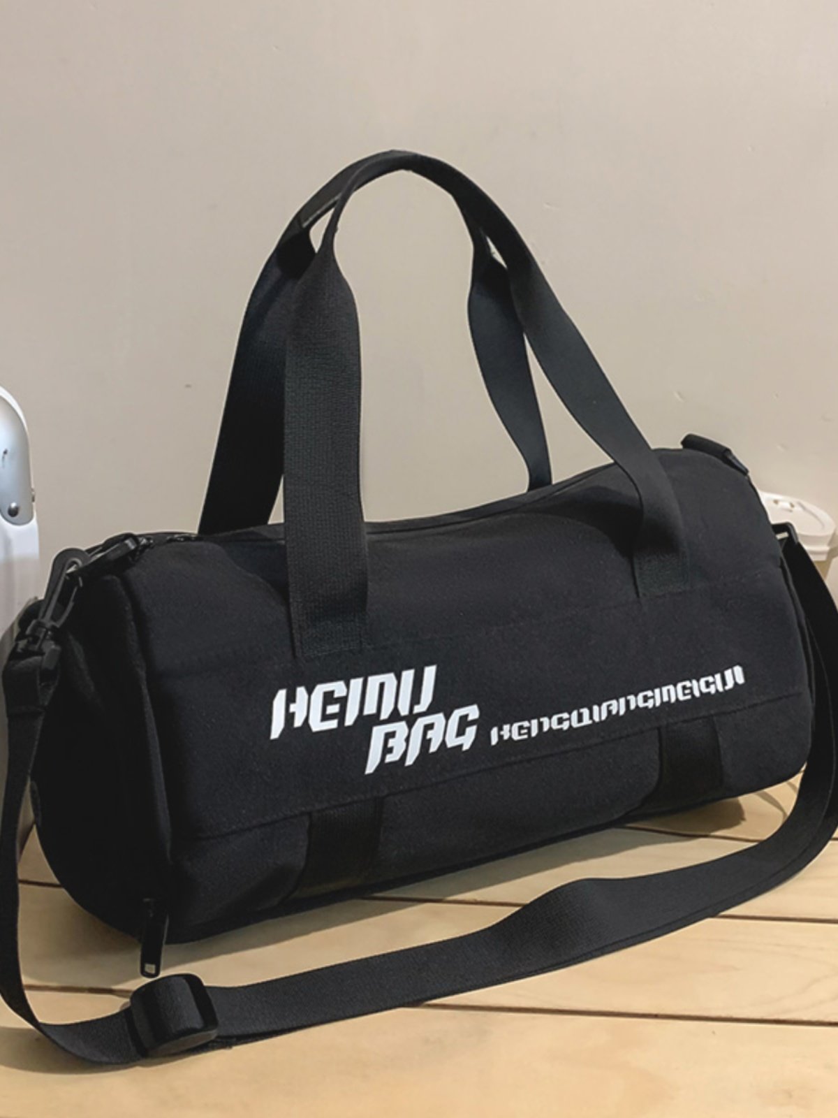 Travel gym bag for dry and wet separation of hand-held water-proofing exercise and water-proofing backpacks for light-slash packs