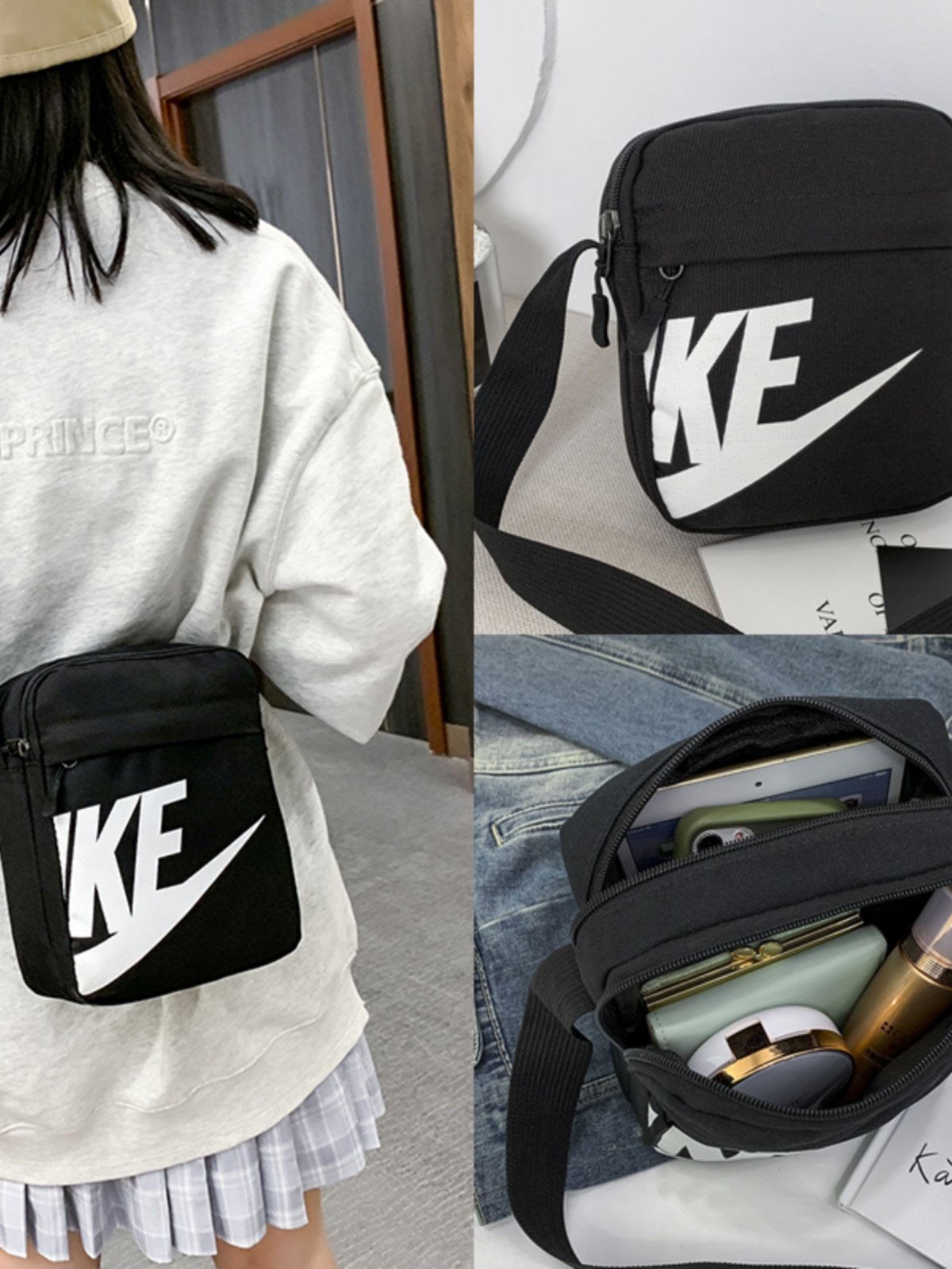 One-shoulder, man-slash, light-sit, light-sit, summer sports bag, short-span cell phone