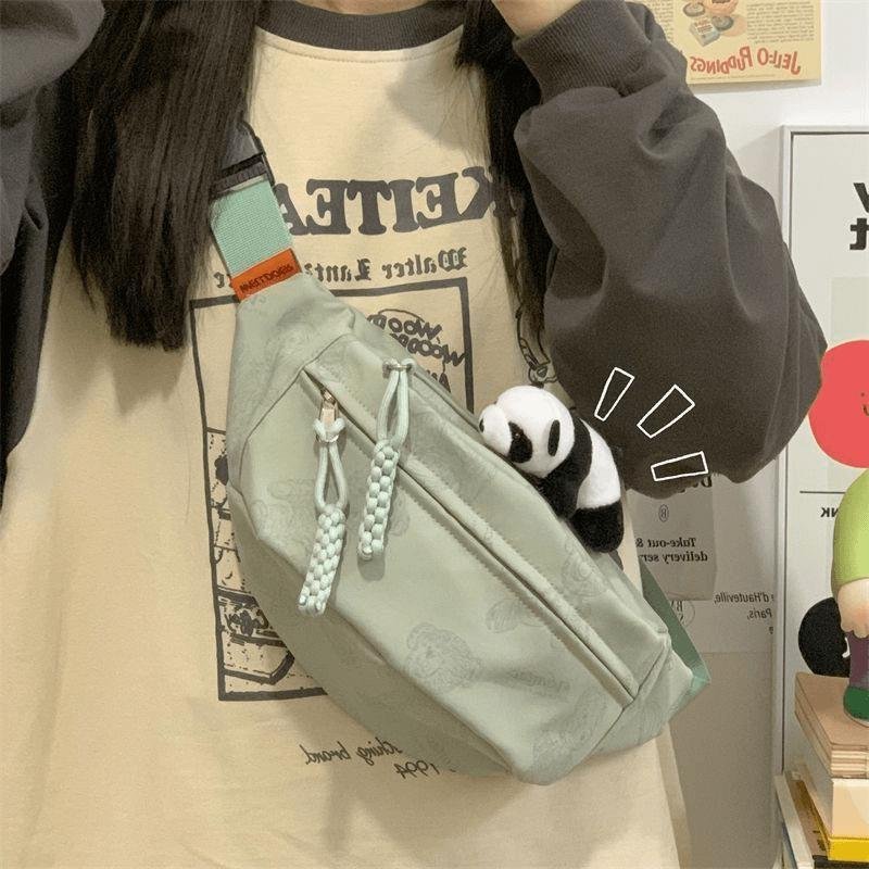 Cute bear cell phone backpacks for boys and girls in school day-time students