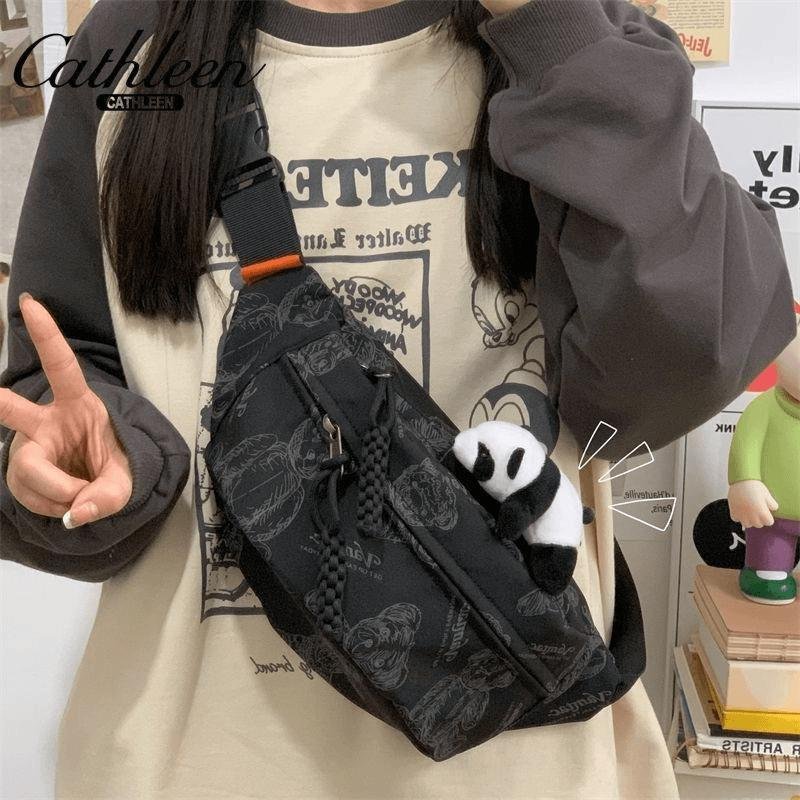 Cute bear cell phone backpacks for boys and girls in school day-time students